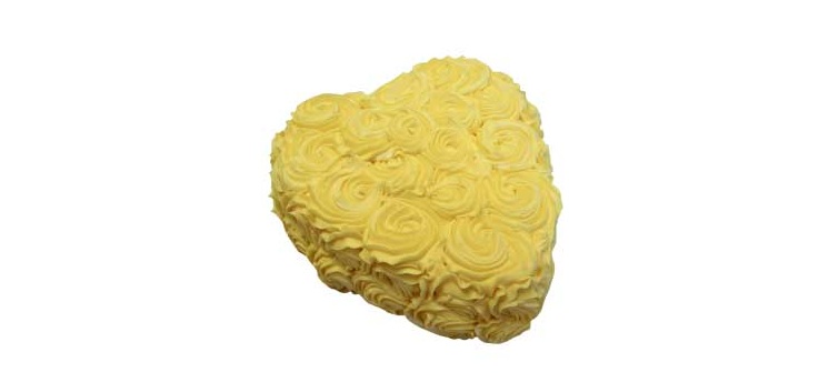 Sarı Renkli Kalpli Pasta Tarifi Bir Yemek Fenomeni