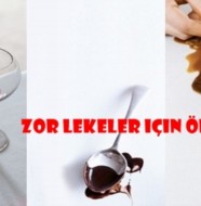 Zor Lekeler Kumaşlardan Nasıl Çıkar?